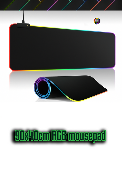 RGB mouse pad Black