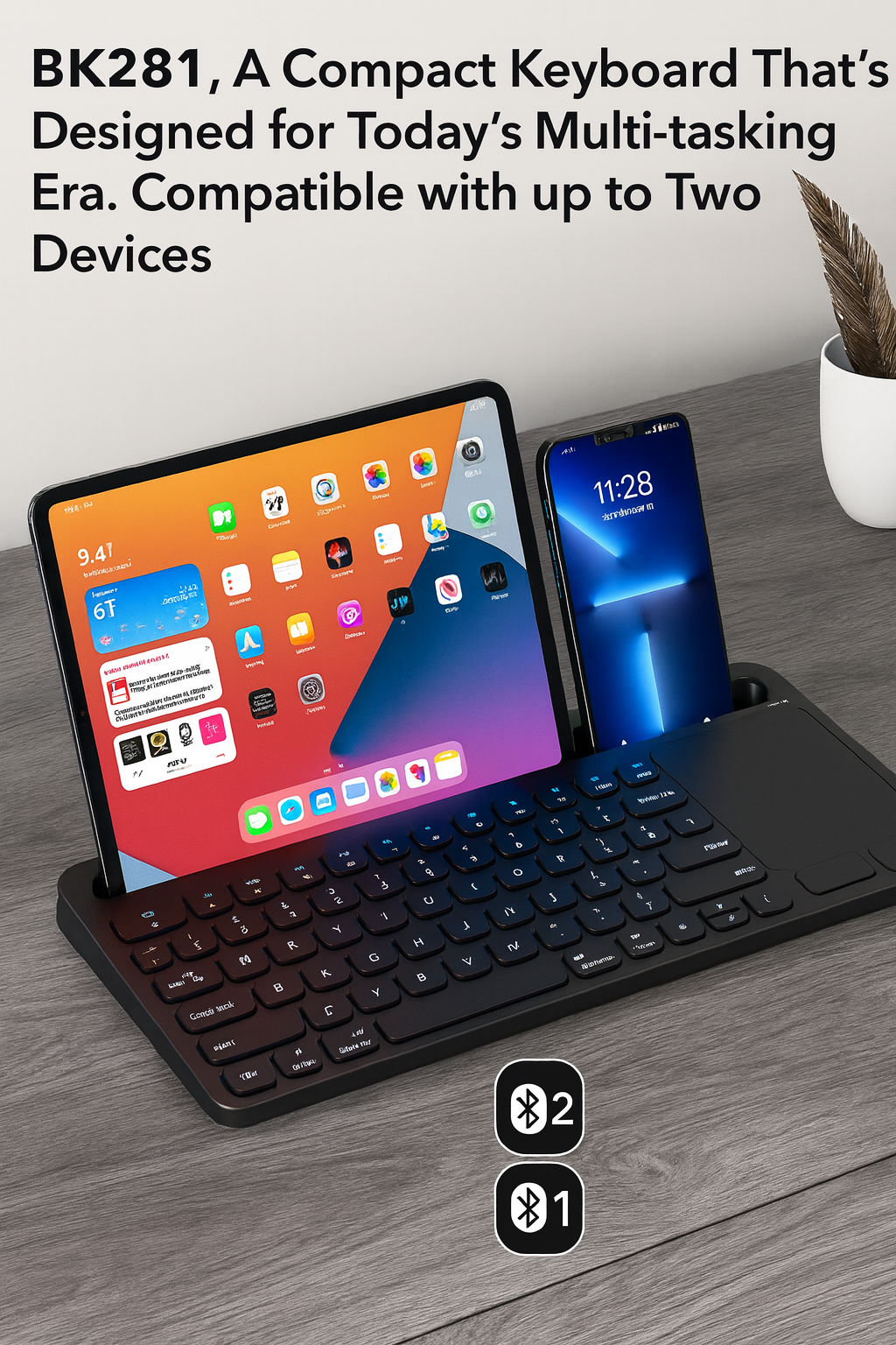 Bluetooth Keyboard & Touchpad