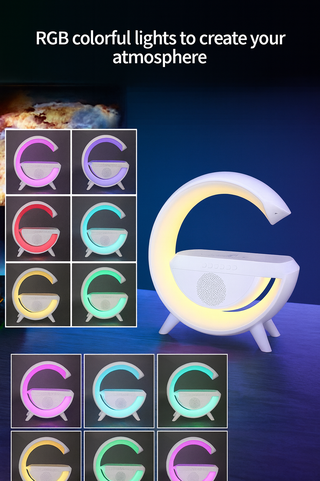 Smart 3-in-1 Lamp Speaker