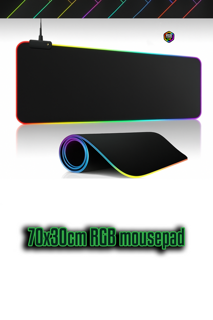 RGB mouse pad Black